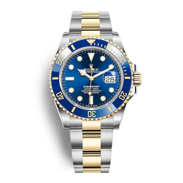 Rolex-Submariner-Date-Two-Tone-Blue-Dial-126613-Replica-600x600-1.webp